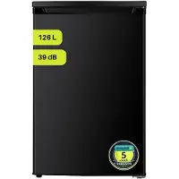 Exquisit KS16-V-E-040DB – Tafelmodel koelkast – 5 jaar garantie – 126 L – Energielabel D – Zwart
