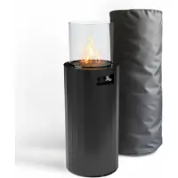Planika Bino gas terrasverwarmer met beschermhoes - Zwart