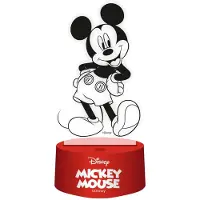 Arditex Mickey 3D-lamp, rood, voor kinderen, one size