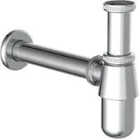 Kirchhoff Beker sifon, chroom, 1 1/4" (5/4") x 32 mm - 98803110