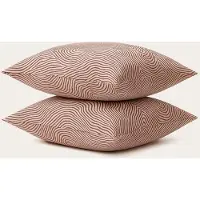 HappyBed Kussenslopen Sea of Lines 40x80 cm - Kussensloop set 2 stuks - 100% Microvezel - Ultieme slaapcomfort
