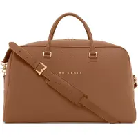 Suitsuit Weekendtas - Reistas 33x53x22 cm - Weekendtas dames - Reistas handbagage - Fab Seventies Weekendtas Camel