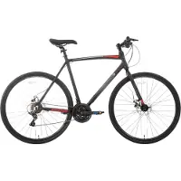 Happiq Racefiets – Voor heren en dames – Lichtgewicht aluminium, 14 versnellingen – 71 cm wielen, zwart, maat M, geschikt voor stadswoon-werkverkeer en fitness