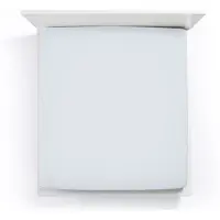 Bella Donna Jersey La Piccola Topperhoeslaken 90x190-200 cm lichtgrijs-0703