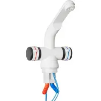 Moritz Kalt - warm - wasserhahn groß Camping weiss 12 Volt