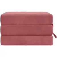 vidaXL Vouwbare Sofa Bed 75 x 67 x 45 cm Roze
