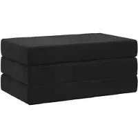 vidaXL Vouwbare Sofa Bed 100 x 67 x 45 cm Zwart