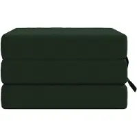 vidaXL Vouwbare Sofa Bed 90 x 63 x 45 cm Donkergroen