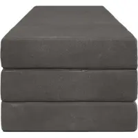vidaXL Vouwbare Sofa Bed 180 x 67 x 45 cm Donkergrijs