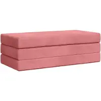 vidaXL Vouwbare Sofa Bed 120 x 67 x 45 cm Roze