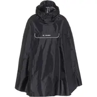 Vaude Bike Valdipino, poncho, zwart