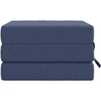 vidaXL Vouwbare Sofa Bed 75 x 63 x 45 cm Blauw