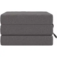 vidaXL Vouwbare Sofa Bed 90 x 67 x 45 cm Lichtgrijs