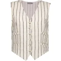 Geisha Gilet Sand/black Size: L | Vests Outlet | Dames | Beige