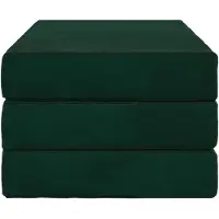 vidaXL Vouwbare Sofa Bed 100 x 67 x 45 cm Donkergroen