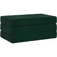 vidaXL Vouwbare Sofa Bed 80 x 67 x 45 cm Donkergroen