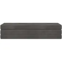 vidaXL Vouwbare Sofa Bed 180 x 67 x 45 cm Donkergrijs