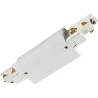 SLV Onderdeel | Langsverbinder, voor S-TRACK 3-fase-inbouwrail, met voedingsmogelijkhe | S-TRACK SYSTEM
