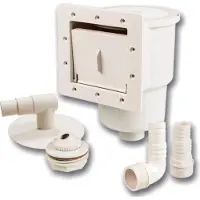 CF Inbouwskimmer voor stalen zwembaden, wit
