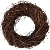 Clayre & Eef Krans Ø 25x7 cm Bruin Rotan