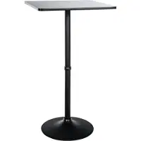 CLP Tafel, 60 x 60 cm, kleur: zwart/zwart