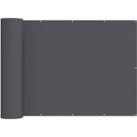 vidaXL Balkon Privacy Scherm 200 x 400 cm Stof met PU-coating