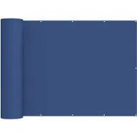 vidaXL Balkon Privacy Scherm 180 x 700 cm Stof met PU-coating Blauw