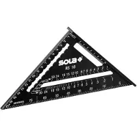 Sola Rafter Metrische winkelhaak 18cm zwart - 56160101