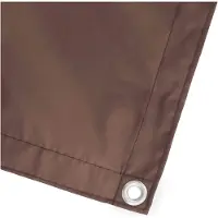 vidaXL Balkon Privacy Scherm 200 x 700 cm Stof met PU-coating Bruin