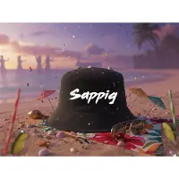 Result Sappig Bucket Hat | Black | Maat XL