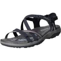 SKECHERS Reggae Slim - Sun Array damessandaal blauw