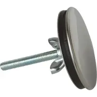OEM Spiegel voor in de badkamer, gemaakt van glad chroom - zonder schroefdraad - diameter 45 mm - zilverkleurige afwerking