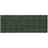 vidaXL Balkonscherm met bladeren Donkergroen 400 x 150 cm