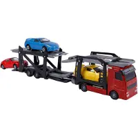 2-Play Traffic Autotransporter Diecast Met 3 Auto's 26 Cm Multicolor