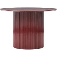 Venture Home Lenox eetkamertafel Ø110cm rood.