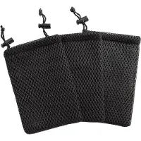 OEM Reistas van nylonmesh, afmetingen 12,7 x 8,9 cm, reisaccessoire met organizer voor kleine spullen, oplader voor MP3-spelers en oordopjes.