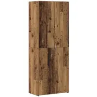 vidaXL Highboard Oudhout 70 x 42,5 x 185 cm