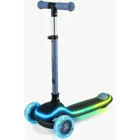 Kinderkraft RAKET UP 2-in-1 Loopfiets en Driewieler Step - Wielen met RGB LED's - Opvouwbaar in 2 seconden - Verstelbaar stuur - Bleuw
