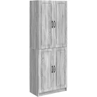 vidaXL Kast Set 2 st Bewerkt hout