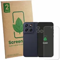 ScreenLeaf - Screenprotector voor Motorola Moto G87 (Voor+Camera) - Duurzame schermbescherming Folie Beschermfolie transparant 2 Stuks