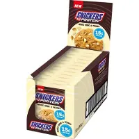 Mars Snickers White High Protein Cookies - 12 cookies - White Chocolate & Peanut