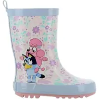 Leomil Bluey - Regenlaarzen kinderen van 2 tot 6 jaar - Bluey en Coco Rubberen kinderlaarzen - Regenlaarsjes voor meisjes - Maat 27 - Blauw