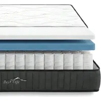 Best Life Pocketvering Matras 140x200 cm - 7 Zones - Hotel - 20 CM - Tweepersoons