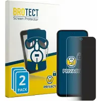 BROTECT - privacy screenprotector voor Tecno Spark 50 4G - Folie Beschermfolie Blauwlichtfilter 2 Stuks