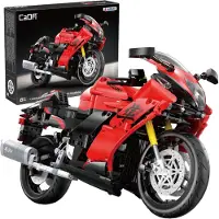 Cada Suzuki Hayabusa 1:6 Construction Game 1043 Pieces Rood Kinderen