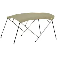 OceanSouth Aluminium biminitop - 4-boogs - Breedte 210 <>230 cm - Hoogte 125 cm - Doek 220 cm