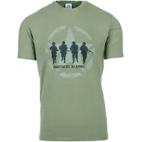Fostex Garments - T-shirt Brothers in Arms (kleur: Groen / maat: L)