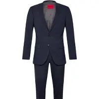HUGO Slim-fit tweedelig pak van stretchmateriaal Maat 54