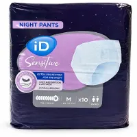 Ontex iD iD Sensitive Pants Maxi Night Large - 1 pak van 10 stuks