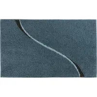 Casilin Badmat Antislip 60x100cm Carve - Waterabsorberende Badkamermat - Wasbaar en Sneldrogend - Voor Douche en Bad - Hoogpolig - Acryl - Rechthoek - Ocean